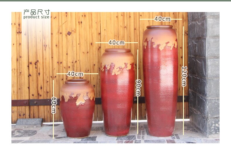 HIGH temperature fired porcelain luxury large outdoor decorative vases