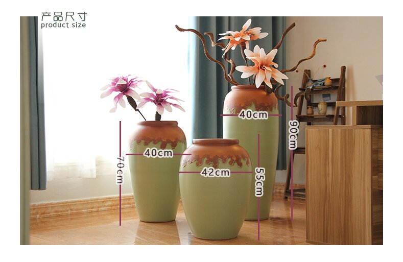 HIGH temperature fired porcelain luxury large outdoor decorative vases