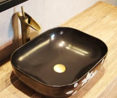 Big Oval Ceramic Hand Maded Wash Basin Bathroom Vessel Sink Bowl from Jingdezhen Porcelain Factory