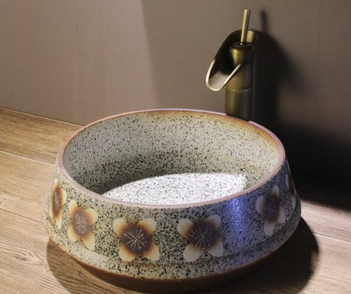 Luxury Style Ceramic Countertop Wash Basin Bathroom Vessel Sink for Vanity Bowl
