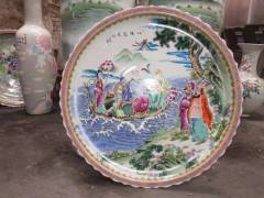 Traditional Blue and White Porcelain Ceramic Decorative Plates