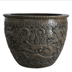 Wholesale Luxury Large Chinese Hand Painted Blue and White Porcelain Ceramic Flower Pots Planter