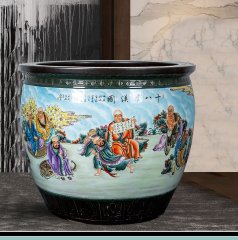 Wholesale Luxury Large Chinese Hand Painted Blue and White Porcelain Ceramic Flower Pots Planter