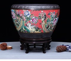 Wholesale Luxury Large Chinese Hand Painted Blue and White Porcelain Ceramic Flower Pots Planter