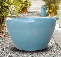 Wholesale Luxury Large Chinese Hand Painted Blue and White Porcelain Ceramic Flower Pots Planter