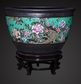 Wholesale Luxury Large Chinese Hand Painted Blue and White Porcelain Ceramic Flower Pots Planter