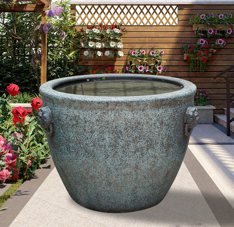 Wholesale Luxury Large Chinese Hand Painted Blue and White Porcelain Ceramic Flower Pots Planter