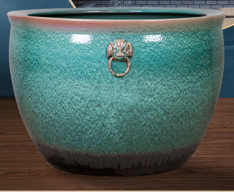 Wholesale Luxury Large Chinese Hand Painted Blue and White Porcelain Ceramic Flower Pots Planter