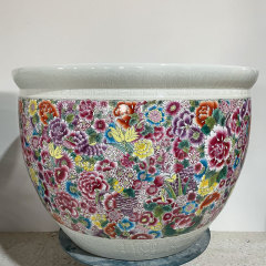 Wholesale Luxury Large Chinese Hand Painted Blue and White Porcelain Ceramic Flower Pots Planter