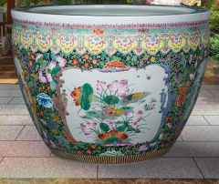 Wholesale Luxury Large Chinese Hand Painted Blue and White Porcelain Ceramic Flower Pots Planter