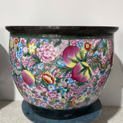 Wholesale Luxury Large Chinese Hand Painted Blue and White Porcelain Ceramic Flower Pots Planter