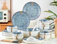 Japanese tableware blue and white porcelain dinner bowls 4.5" 6"7"8"
