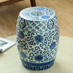 Factory Direct Solid Color Chinese Porcelain Ceramic Stool Garden Seats