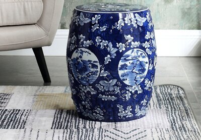 Factory Direct Solid Color Chinese Porcelain Ceramic Stool Garden Seats