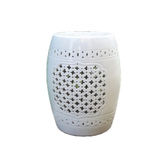 Factory Direct Solid Color Chinese Porcelain Ceramic Stool Garden Seats