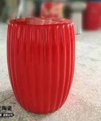 Factory Direct Solid Color Chinese Porcelain Ceramic Stool Garden Seats