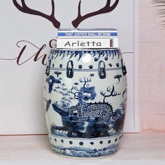 Factory Direct Solid Color Chinese Porcelain Ceramic Stool Garden Seats