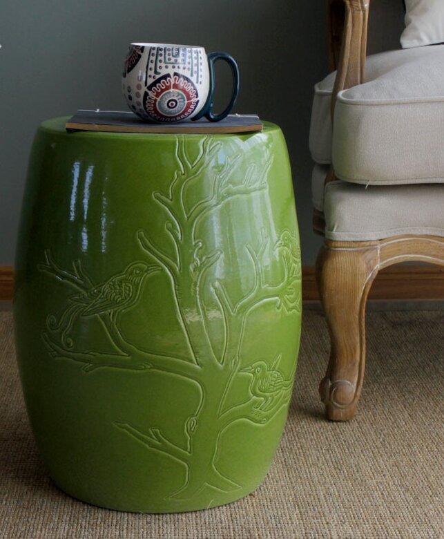 Factory Direct Solid Color Chinese Porcelain Ceramic Stool Garden Seats