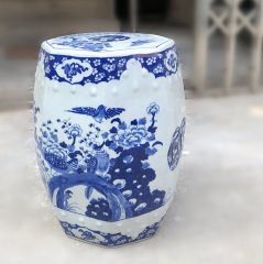 Factory Direct Solid Color Chinese Porcelain Ceramic Stool Garden Seats