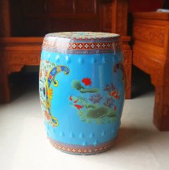 Factory Direct Solid Color Chinese Porcelain Ceramic Stool Garden Seats