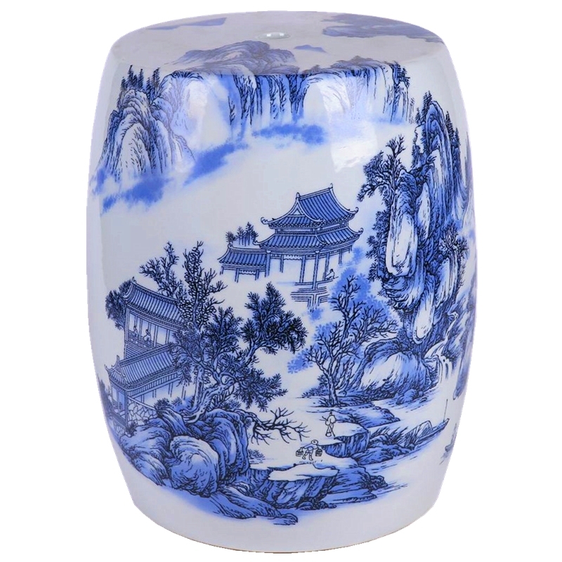 Factory Direct Solid Color Chinese Porcelain Ceramic Stool Garden Seats
