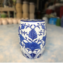 Factory Direct Solid Color Chinese Porcelain Ceramic Stool Garden Seats