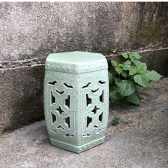 Factory Direct Solid Color Chinese Porcelain Ceramic Stool Garden Seats