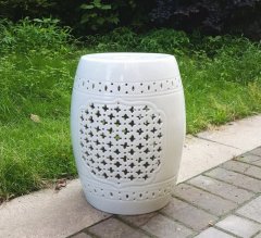 Factory Direct Solid Color Chinese Porcelain Ceramic Stool Garden Seats