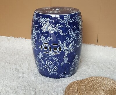 Factory Direct Solid Color Chinese Porcelain Ceramic Stool Garden Seats