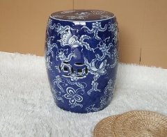 Factory Direct Solid Color Chinese Porcelain Ceramic Stool Garden Seats