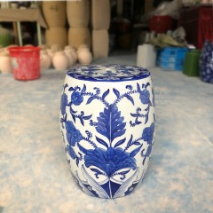 Factory Direct Solid Color Chinese Porcelain Ceramic Stool Garden Seats