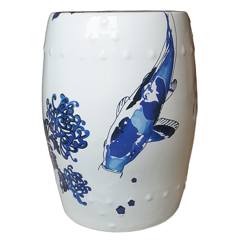 Factory Direct Solid Color Chinese Porcelain Ceramic Stool Garden Seats