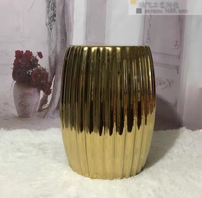 Factory Direct Solid Color Chinese Porcelain Ceramic Stool Garden Seats
