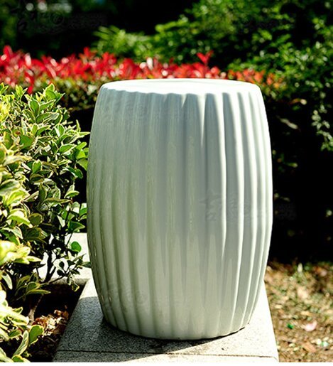 Factory Direct Solid Color Chinese Porcelain Ceramic Stool Garden Seats