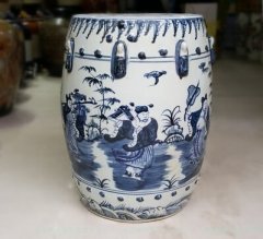 Factory Direct Solid Color Chinese Porcelain Ceramic Stool Garden Seats