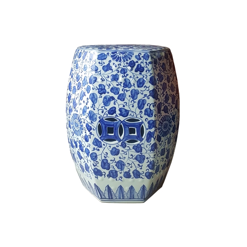 Factory Direct Solid Color Chinese Porcelain Ceramic Stool Garden Seats