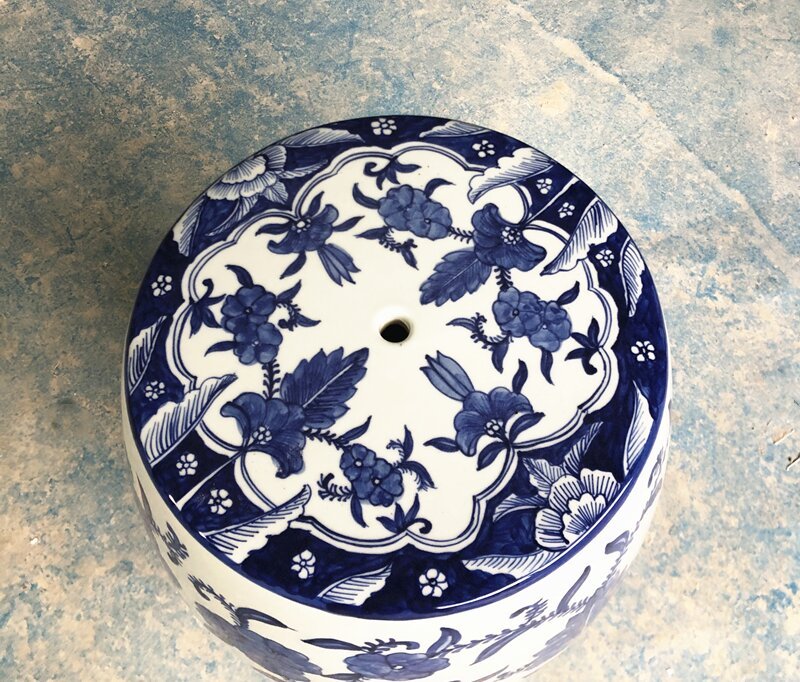 Factory Direct Solid Color Chinese Porcelain Ceramic Stool Garden Seats