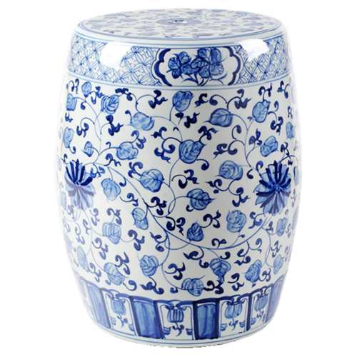 Factory Direct Solid Color Chinese Porcelain Ceramic Stool Garden Seats