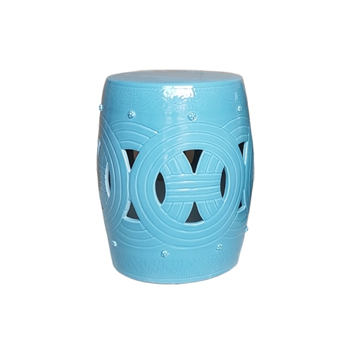 Factory Direct Solid Color Chinese Porcelain Ceramic Stool Garden Seats