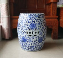 Factory Direct Solid Color Chinese Porcelain Ceramic Stool Garden Seats