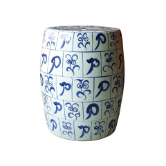 Factory Direct Solid Color Chinese Porcelain Ceramic Stool Garden Seats