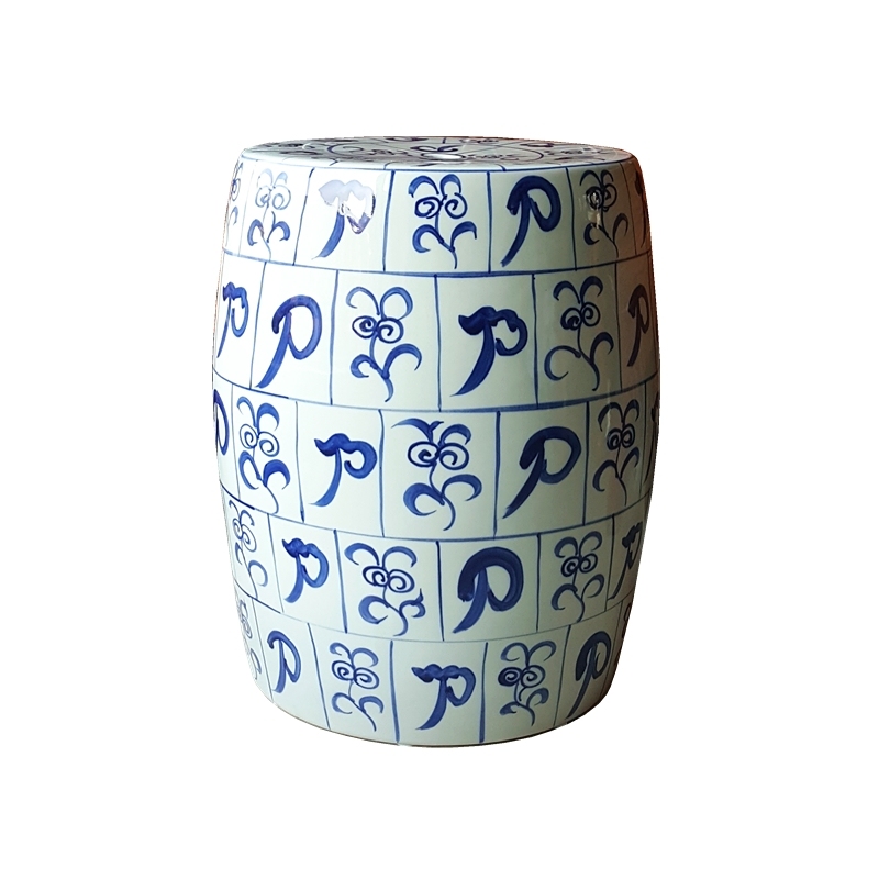 Factory Direct Solid Color Chinese Porcelain Ceramic Stool Garden Seats