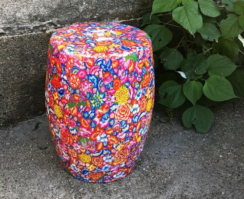 Factory Direct Solid Color Chinese Porcelain Ceramic Stool Garden Seats