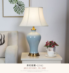 Factory Direct Jingdezhen Blue and White Porcelain Table Lamps for Living Room