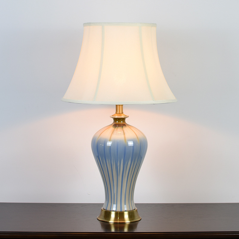 Factory Direct Jingdezhen Blue and White Porcelain Table Lamps for Living Room