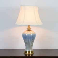 Factory Direct Jingdezhen Blue and White Porcelain Table Lamps for Living Room