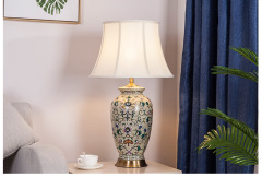 Factory Direct Jingdezhen Blue and White Porcelain Table Lamps for Living Room