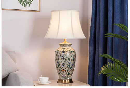 Factory Direct Jingdezhen Blue and White Porcelain Table Lamps for Living Room