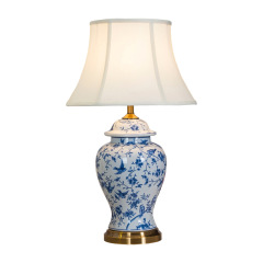 Factory Direct Jingdezhen Blue and White Porcelain Table Lamps for Living Room