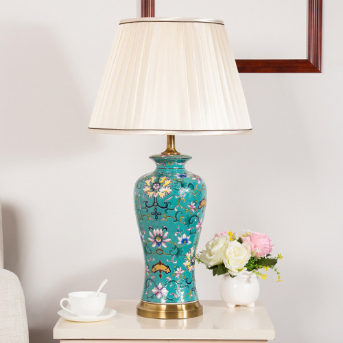 Factory Direct Jingdezhen Blue and White Porcelain Table Lamps for Living Room